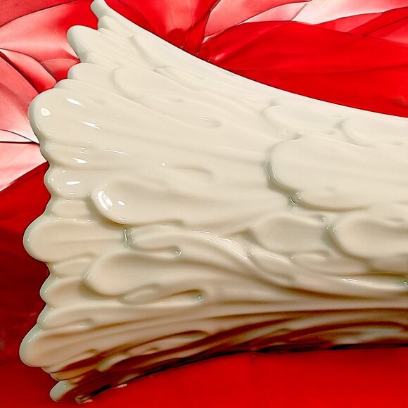 Lenox Woodland Collection Porcelain Vase Embossed Retro Elegance Charm Set-2 - Picture 7 of 8